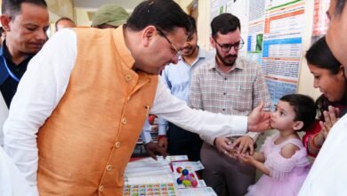 मुख्यमंत्री ने सरस्वती विद्या मन्दिर छात्रावास का किया शिलान्यास