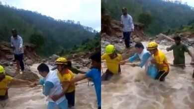 विधायक का गनर पानी के बहाव में बहा