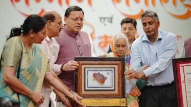 Encouragement through ‘Uttarakhand Sahitya Gaurav Samman’, ‘Sahitya Bhushan’, ‘Life Time Achievement’ awards