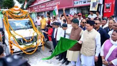 CM Dhami inaugurated Martyrs' Honor Yatra 2
