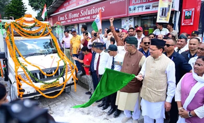 CM Dhami inaugurated Martyrs' Honor Yatra 2