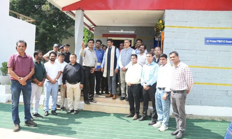 India's first 3D concrete printed house